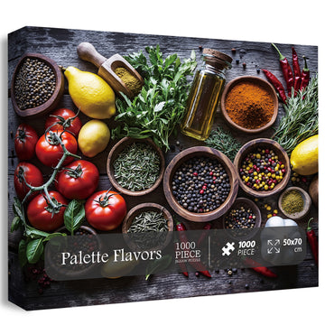 Sapori della palette puzzle puzzle 1000 pezzi